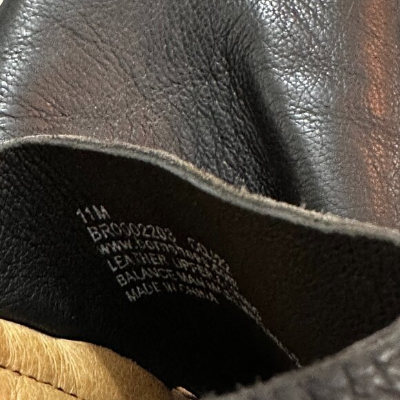 Born Inlet Black Leather Sandals Shoes Women's 11 Flats Comfort Slingback - Picture 6 of 6